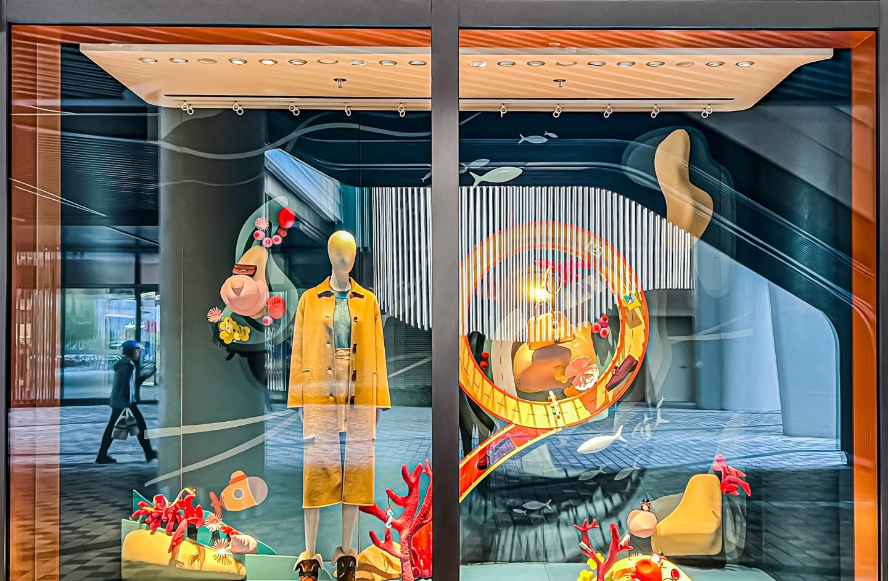 Transform Your Retail Space with Mall Window Display Customization