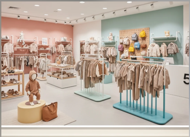 Children’s Clothing Display Racks: Safety, Accessibility, and Playful Design